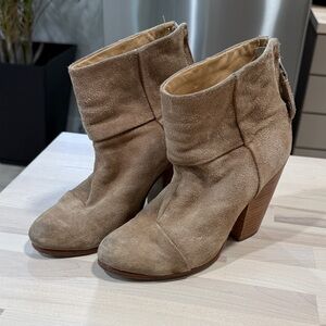Rag & Bone Tan Suede Ankle Boots